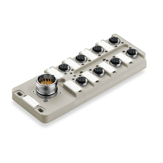 1795470000 - IP68 M12 Connector with LEDs & 19-Pole Capacity