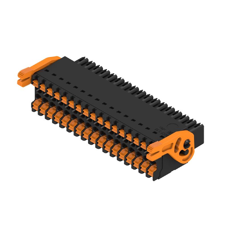 1375870000 - 34-Pole 3.50mm Female Connector, 180° Angle, PUSH IN  (Pack of 24)