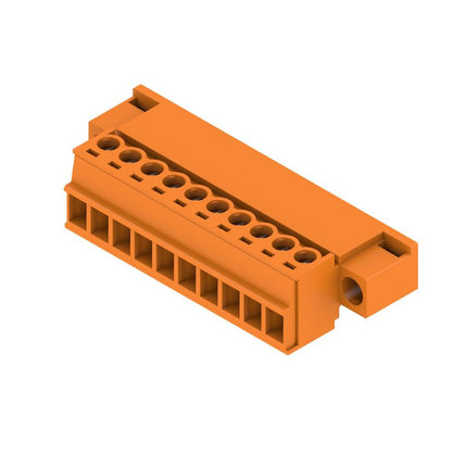 1971000000 - 3.81mm 10-Pole PCB Connector, 180° Angle, RoHS Certified  (Pack of 50)