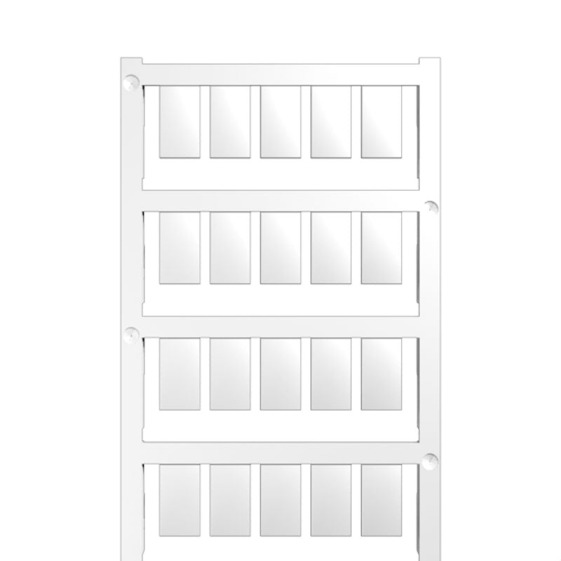1724760000 - Pluggable White Device Marker, 9mm x 17mm, 40 Markers/Sheet  (Pack of 200)