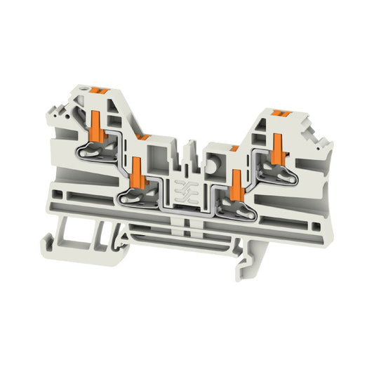 2847560000 - Light Grey 2.5mm² Feed-Through Terminal Block, 24A Capacity  (Pack of 50)