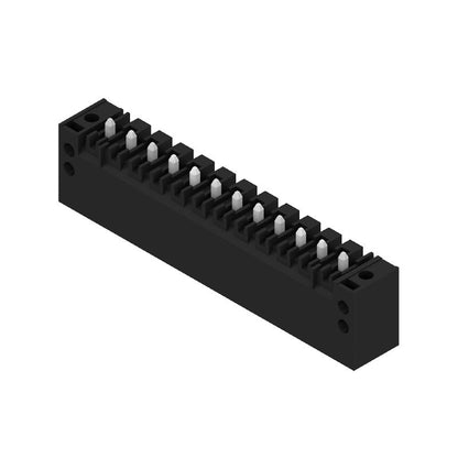 1896490000 - 12-Pole 3.50mm Black PCB Plug-in Connector with 180° Elbow  (Pack of 230)