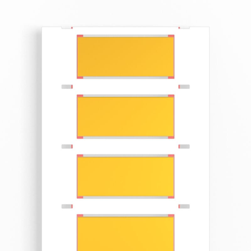 2437720000 - Yellow Cable Markers, 4.2-12.7mm, 1000 per Roll  (Pack of 1000)