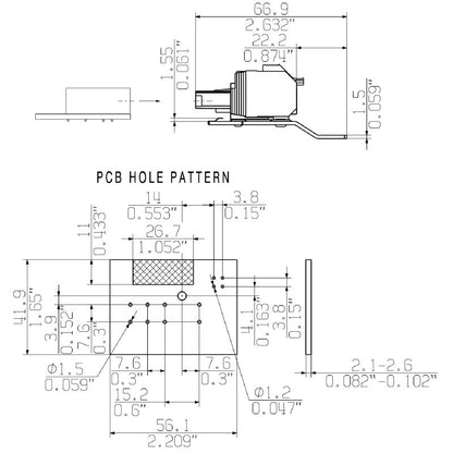 2614040000 - 7.62mm PCB Connector, 4 Poles, 180° Orientation  (Pack of 24)