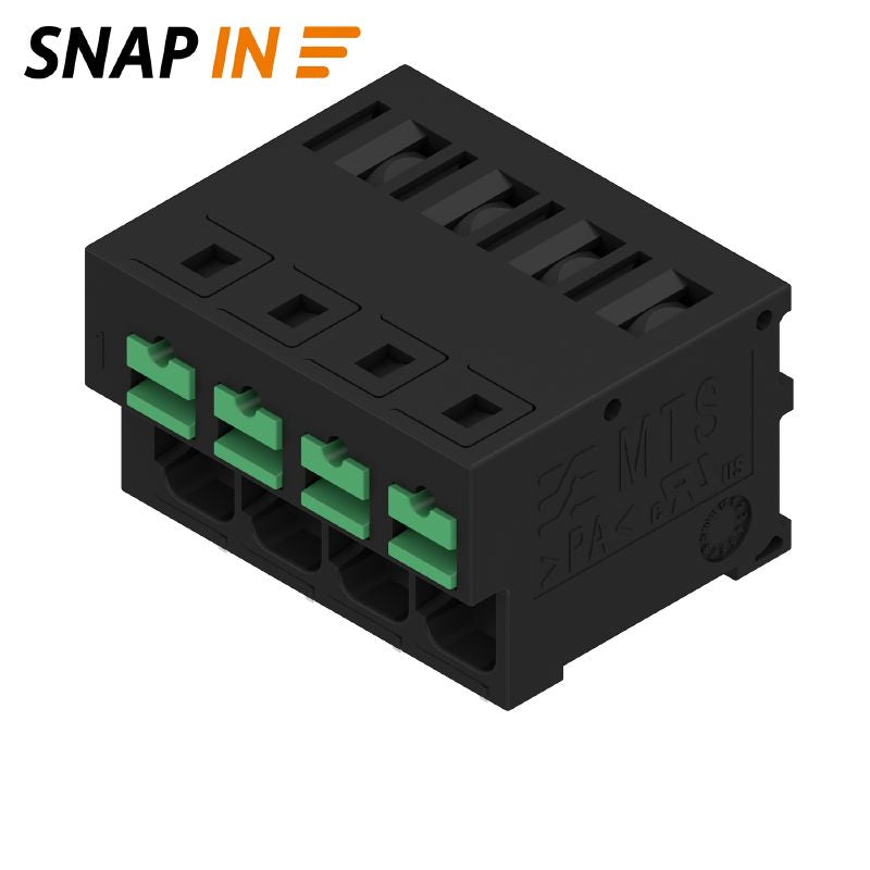 2913620000 - 5.00mm 4-Pole PCB Terminal with SNAP IN & THT Connection  (Pack of 24)