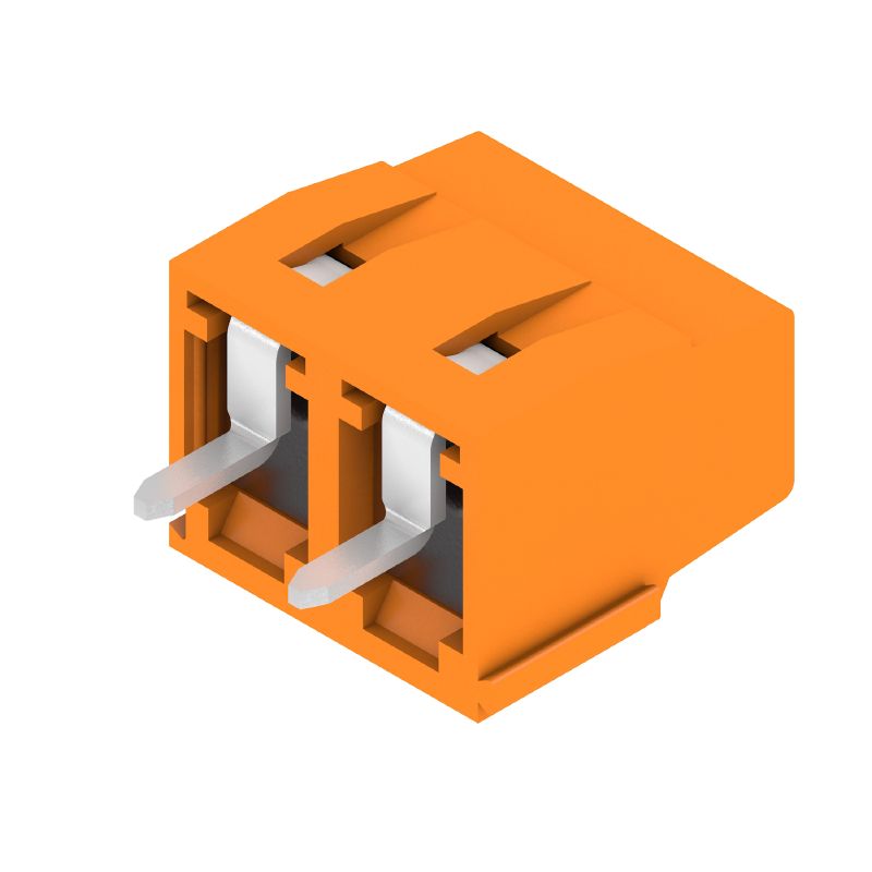 1912520000 - 5.08mm Orange Circuit Board Terminals, 2 Poles, 90° Angle  (Pack of 100)