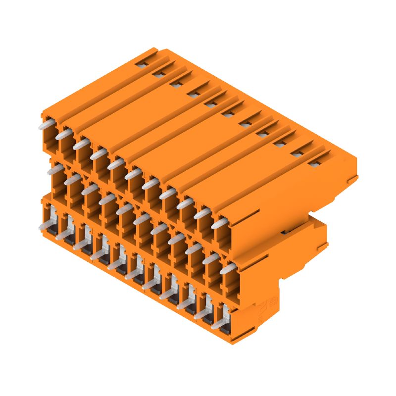 1769710000 - 33-Pole PCB Terminal, 5.08mm Pitch, 90° Angle, Tinned Orange  (Pack of 10)