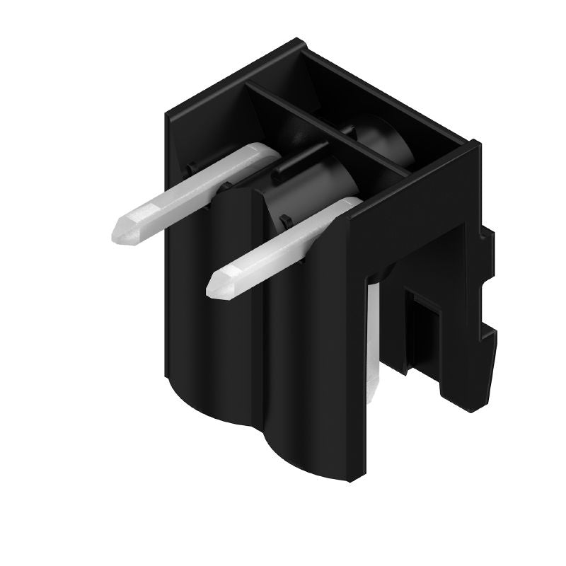 1625990000 - 5mm Pitch Black PCB Connector, 2-Pole, 90° Angle  (Pack of 100)