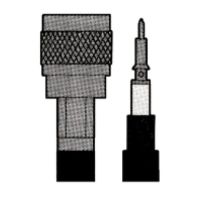 9006370000 - Precision Crimping Tool for Coaxial Connectors, 12mm Wide