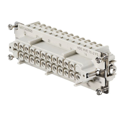 1967260000 - 10+2 FT HDC Connector with 12 Poles and 20A Rating