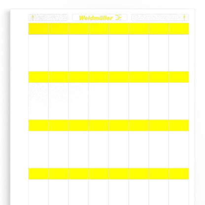 1695721687 - Yellow 23 x 55 mm Cable Markers for 6.8-12 mm Conductors  (Pack of 10)
