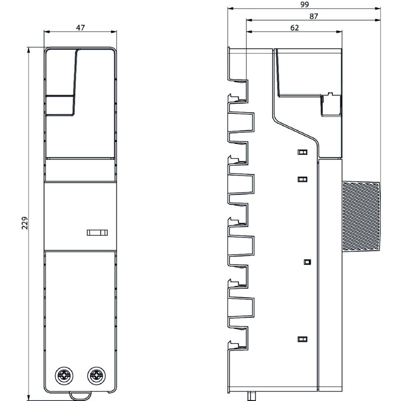 2674380000 - Low Voltage Surge Arrestor, IP30, 40mm Busbar Compatible