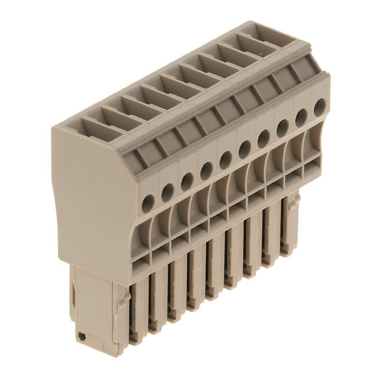 1107800000 - W-Series 10-Point Plug-in Connector, 48.6mm Deep, RoHS Approved  (Pack of 10)