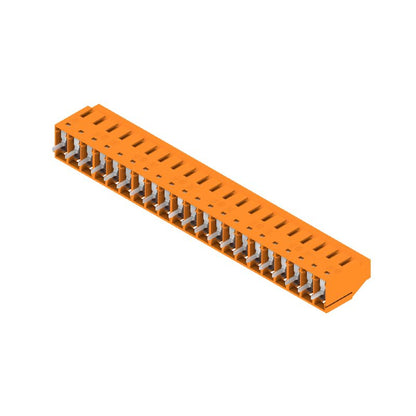 1251390000 - 5mm Orange PCB Terminal with 21 Poles, 90° Orientation  (Pack of 12)