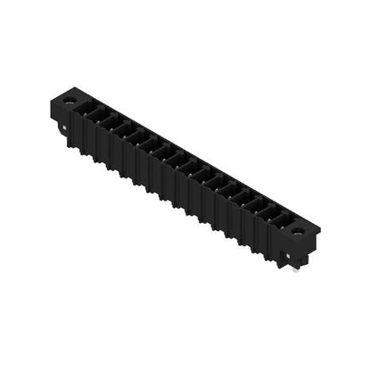 1864210000 - 3.81mm 16-Pole Black PCB Connector with Solder Flange  (Pack of 50)