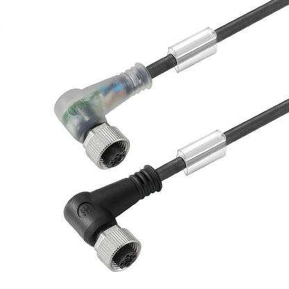 1009200800 - 8m M12 Connector Actuator Line with LED Integration