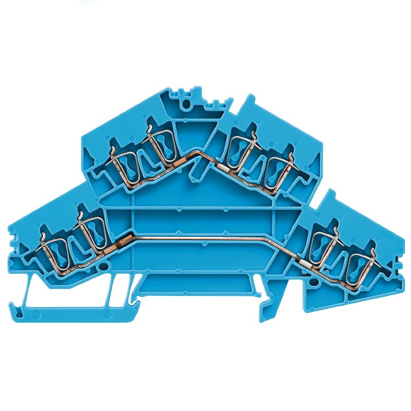 1480270000 - Blue Double-Tier Terminal Connector 2.5mm², 800V, 22A  (Pack of 50)