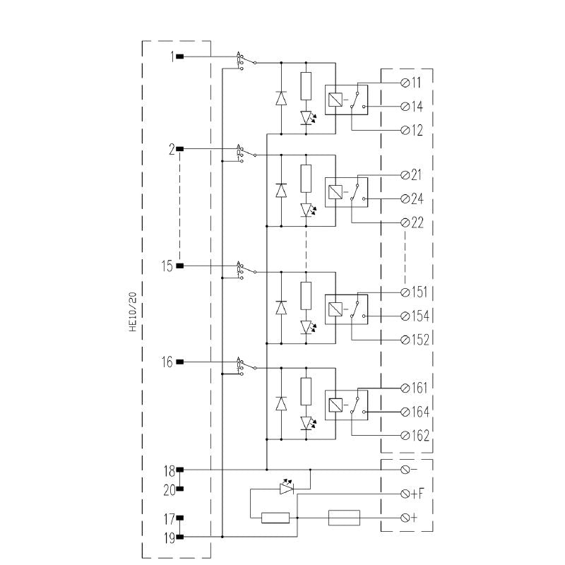 1129030000 - RSM Interface Component 85mm Depth with Screw Connectors