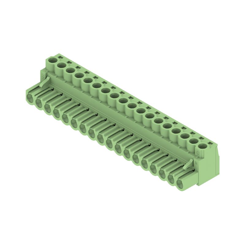 1410320000 - 18-Pole PCB Connector, 180° Design, Clamping Yoke  (Pack of 18)