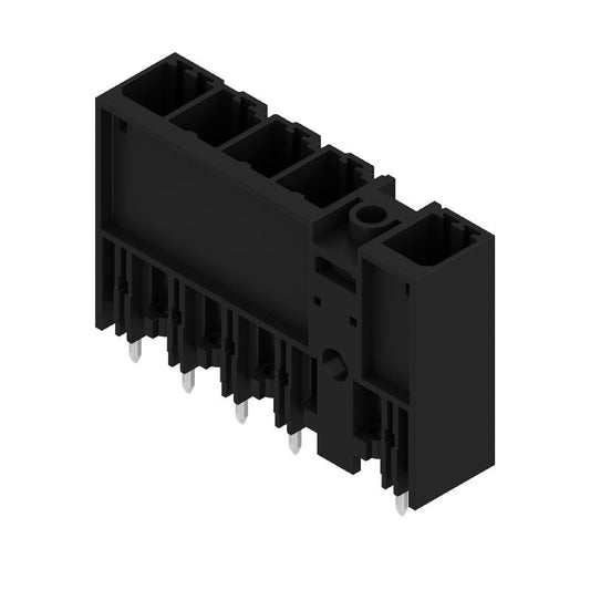 1543180000 - 7.62mm 5-Pole Black PCB Connector for THT Soldering  (Pack of 36)
