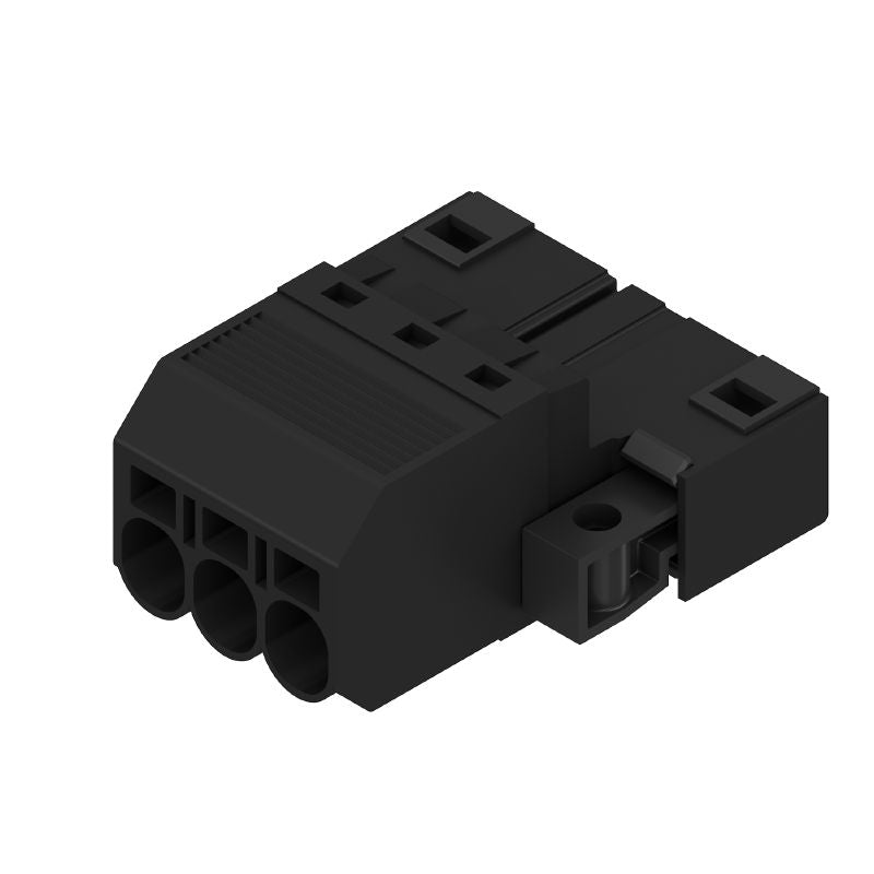 2537400000 - 7.62mm PCB Connector, 180° Layout, 3-Pole Tension-Clamp  (Pack of 40)