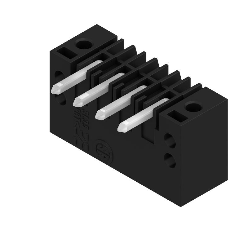 1615550000 - 3.50mm 4-Pole PCB Connector with 90° Flange  (Pack of 100)