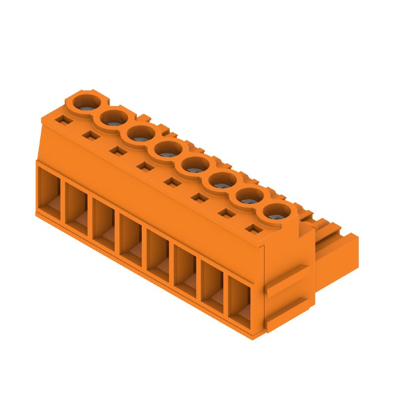 2443260000 - 8-Pole RoHS PCB Plug-in Connector with 180° Field Connection  (Pack of 42)