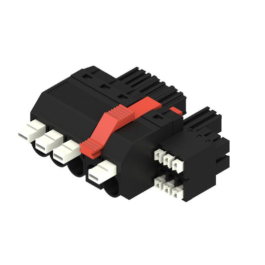 2549570000 - 7.62mm 4-Pole PCB Connector for 180° Push-In Field Connections  (Pack of 36)