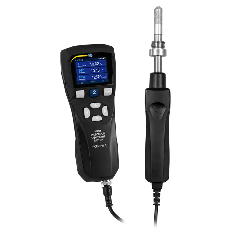 PCE-DPM 3 - Portable Hygrometer with Data Logging & USB Rechargeable