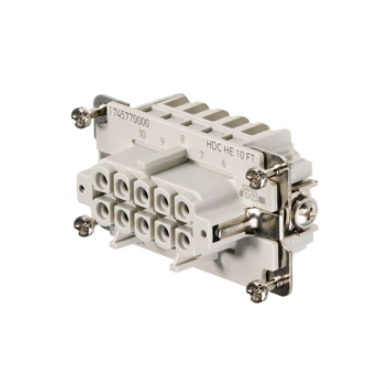 1745770000 - HDC HE Connector, 10 FT, 500V, Copper Alloy