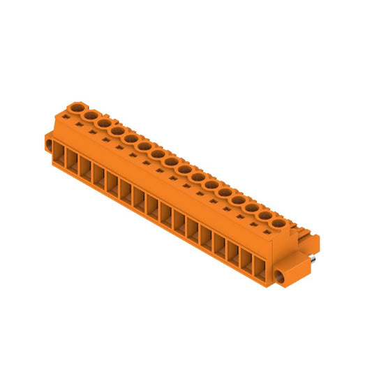 1955660000 - 5.00mm PCB Female Connector with 16 Poles, 180° Angle  (Pack of 18)