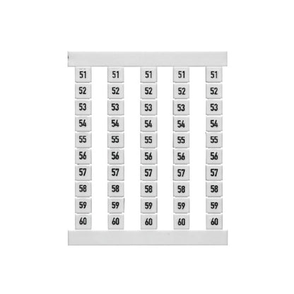 0460660051 - 5x5mm White Terminal Markers, 500 Count, RoHS Compliant  (Pack of 500)