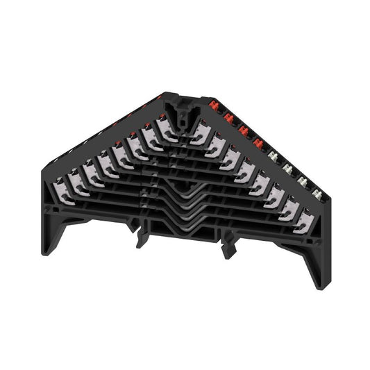 1173740000 - 8-Level Patch Distributor, Black, RoHS Compliant for TS 35x15 Rail  (Pack of 20)