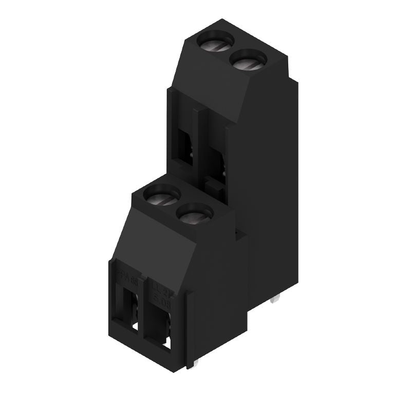 1324390000 - 5.08mm PCB Terminal, 4 Poles, 90° Connection in Black Box  (Pack of 50)