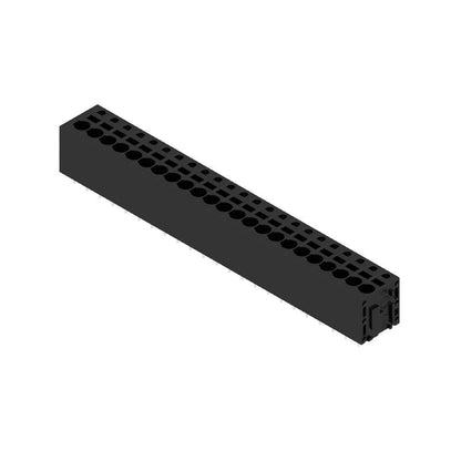 1425770000 - 5mm PCB Terminal, 23 Poles, 180° Orientation, Black  (Pack of 10)