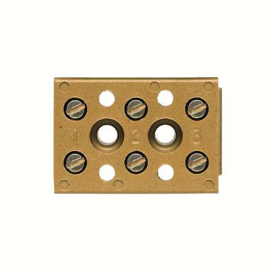 0624920000 - Medium Yellow Terminal Strip, 6 Connections, 32A, 400V  (Pack of 100)