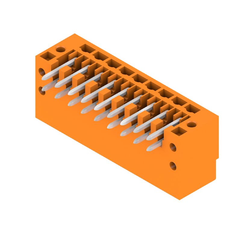 1728530000 - 3.50mm 18-Pole PCB Header Connector with Flange Design  (Pack of 48)