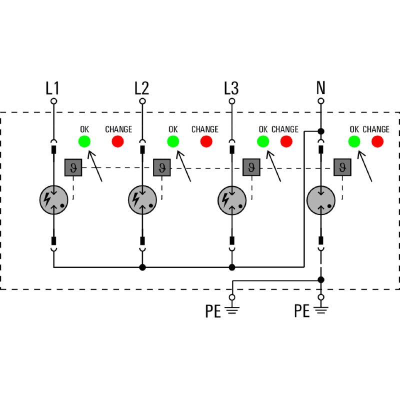 2726760000 - Low Voltage Surge Arrester with Green Status Display