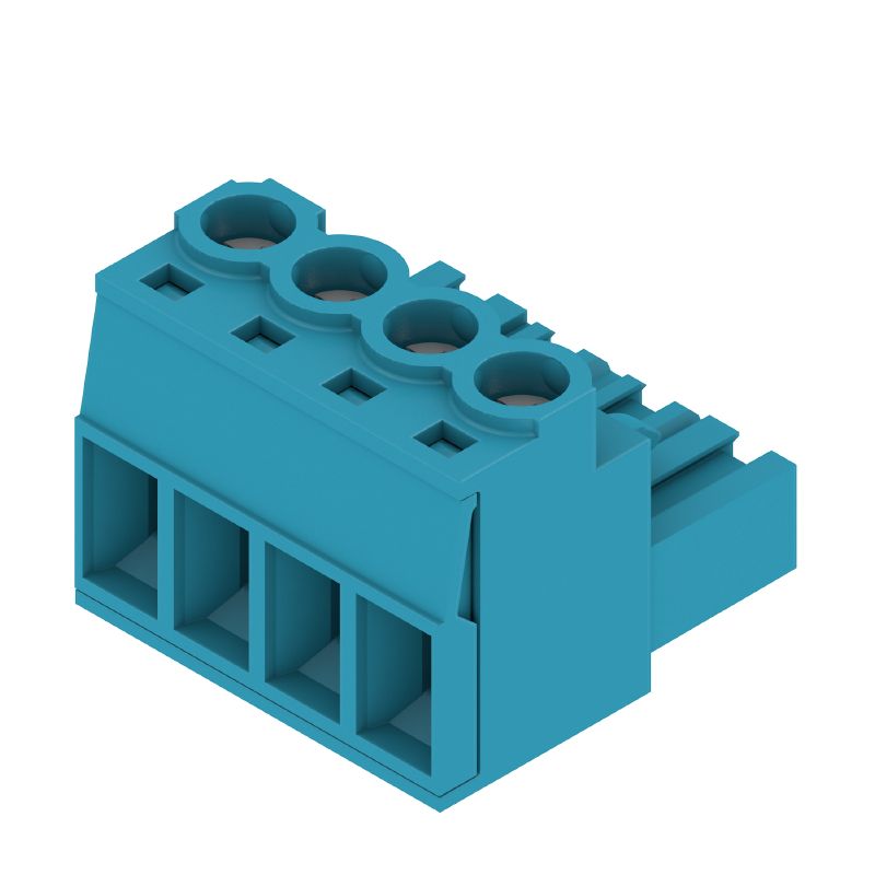 1137430000 - 5.08mm 4-Pole PCB Connector, 180° Angle, Clamping Yoke  (Pack of 90)