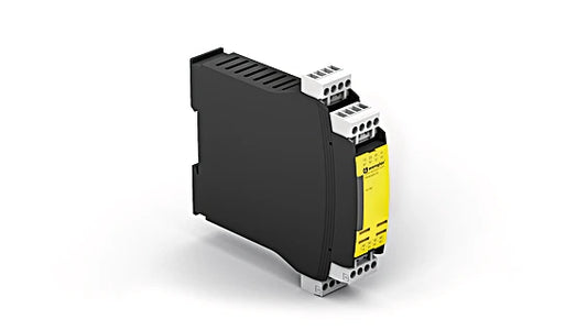 SR4E4D01S - Compact Safety Relay Module for Display & Label Support