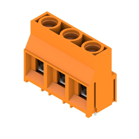 1724690000 - 90-Degree Orange Circuit Board Terminal, 3 Poles, 9.52mm Pitch  (Pack of 100)