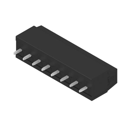 2787400000 - 5mm PCB Terminal Block, 8 Poles, 90° Angle, Push In  (Pack of 96)