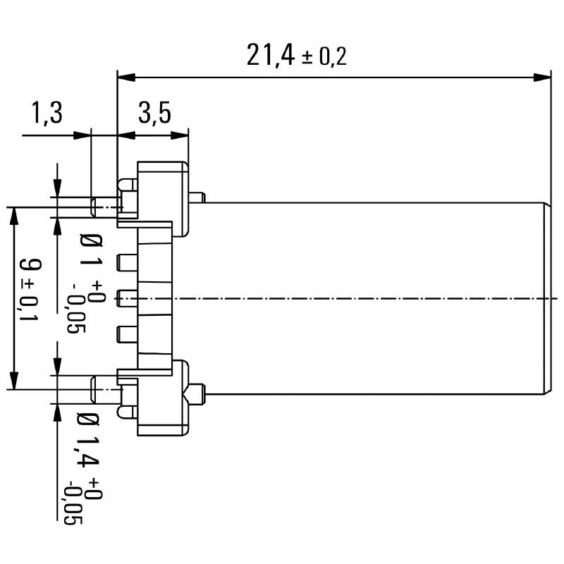 2422600000 - M12 5-Pole Plug Connector for Various Applications  (Pack of 25)