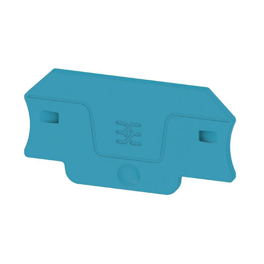 2871760000 - V-0 Rated 55mm Snap-On End Plate Made from Wemid  (Pack of 20)