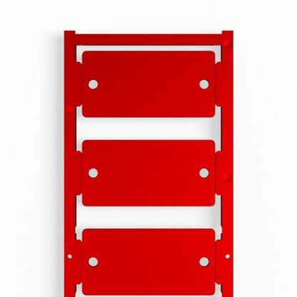 1158830000 - Red 30x60mm ClipCard MultiMarkers for Machinery Applications  (Pack of 30)