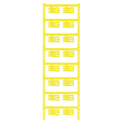 1025230000 - Yellow Slim Fix Clip for 3.5-7mm Cables, 12x12.5mm  (Pack of 80)