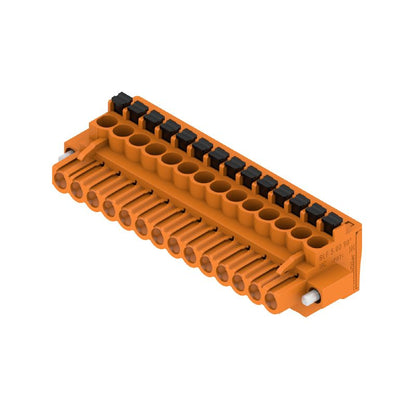 1980760000 - 5mm 14-Pole PCB Connector, 90° Angle, PUSH IN Method  (Pack of 18)