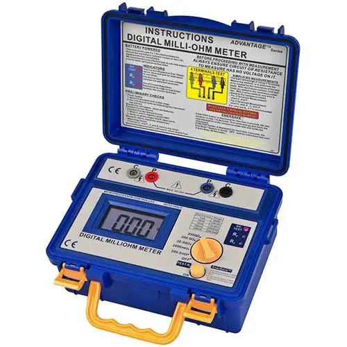 PCE-MO 2002 - Waterproof Milliohm Meter with LCD Display, 100 μΩ - 2000 Ω