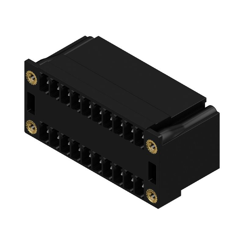 1973660000 - 3.81mm Pitch 20-Pole THT Male Connector with Black Finish  (Pack of 24)