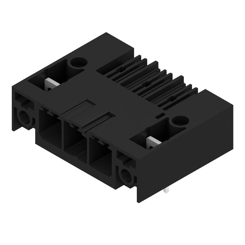 2499690000 - 7.62mm 3-Pole Black PCB Connector with Solder Flange  (Pack of 48)